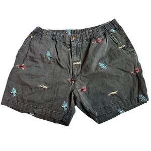 Chubbies Fly Fishing Shorts USA Embroidered Lures Outdoor Collection Adult Large